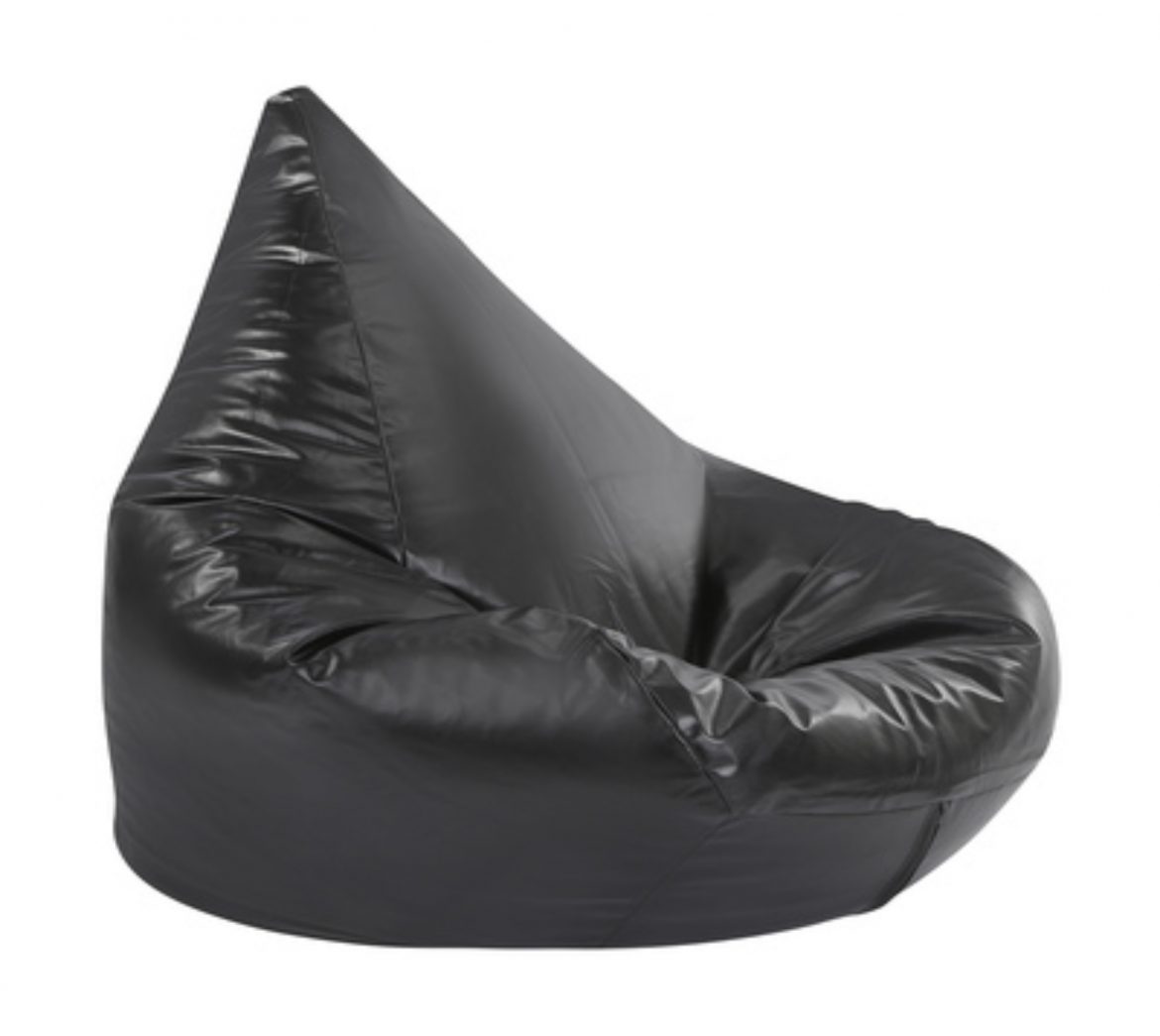 Space 338 Bean Bag Faux Leather (Black)